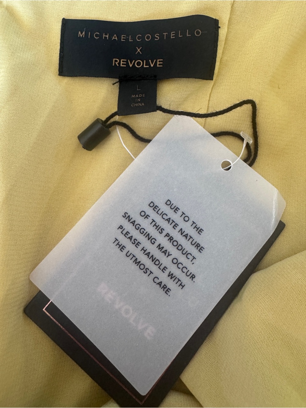 Michael Costello X Revolve Skylar Mini Dress - NWT - Size L - Picture 4 of 4